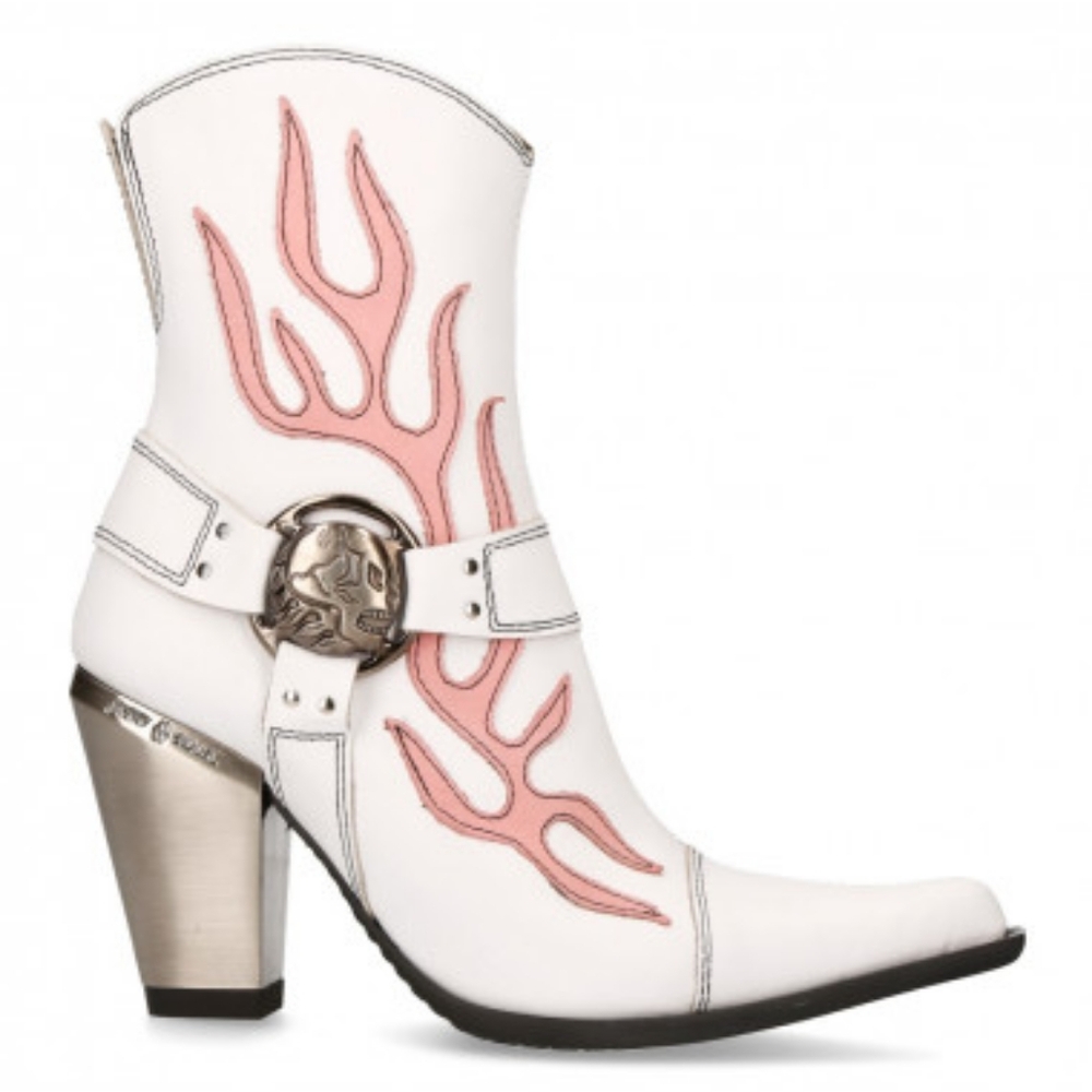 New Rock Metal Heel Boots